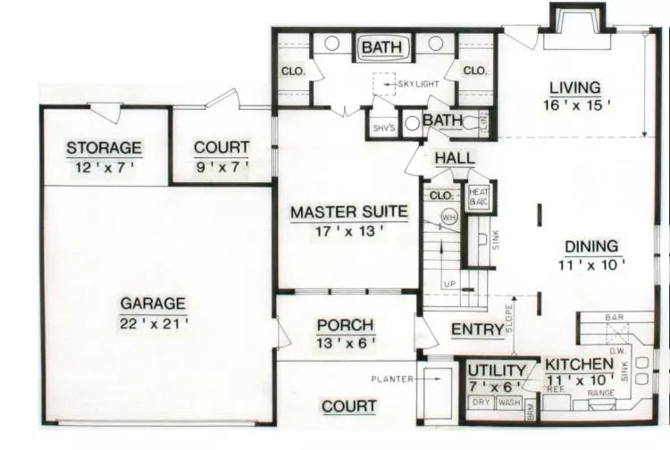 Main Level Floor Plan